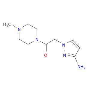 2-(3-Amino-1H-pyrazol-1-yl)-1-(4-methylpiperazin-1-yl)ethan-1-one