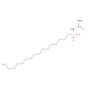 1-Hexadecanesulfonamide, N-(aminocarbonyl)-