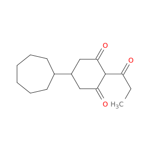1,3-Cyclohexanedione, 5-cycloheptyl-2-(1-oxopropyl)-