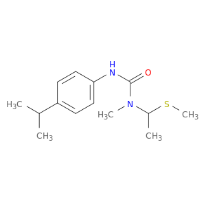 Urea, N-methyl-N'-[4-(1-methylethyl)phenyl]-N-[1-(methylthio)ethyl]-