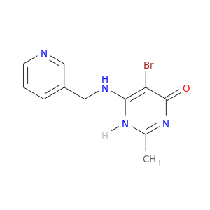 4(1H)-Pyrimidinone, 5-bromo-2-methyl-6-[(3-pyridinylmethyl)amino]-