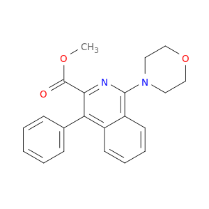 METHYL 1-MORPHOLIN-4-YL-4-PHENYL-ISOQUINOLINE-3-CARBOXYLATE