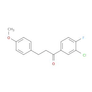 3'-CHLORO-4'-FLUORO-3-(4-METHOXYPHENYL)PROPIOPHENONE