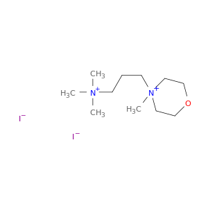 Morpholinium, 4-methyl-4-[3-(trimethylammonio)propyl]-, diiodide