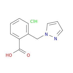 2-(1H-pyrazol-1-ylmethyl)benzoic acid hydrochloride