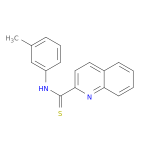 2-Quinolinecarbothioamide, N-(3-methylphenyl)-
