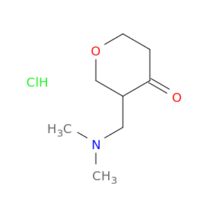 4H-Pyran-4-one, 3-[(dimethylamino)methyl]tetrahydro-, hydrochloride