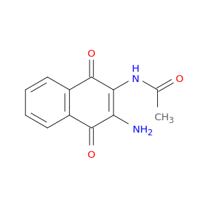 N-(3-amino-1,4-dioxo-naphthalen-2-yl)acetamide