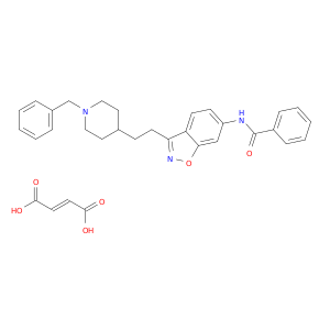Benzamide, N-(3-(2-(1-(phenylmethyl)-4-piperidinyl)ethyl)-1,2-benzisoxazol-6-yl)-, (Z)-2-butenedioate (1:1)