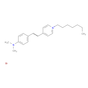 Pyridinium, 4-[2-[4-(dimethylamino)phenyl]ethenyl]-1-heptyl-, bromide