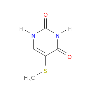2,4(1H,3H)-Pyrimidinedione,5-(methylthio)-
