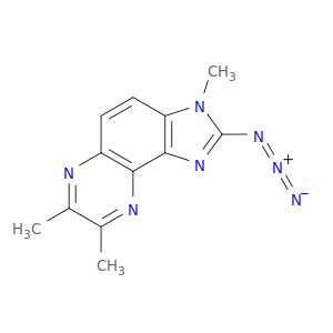 2-AZIDO-3,7,8-TRIMETHYL-3H-IMIDAZO[4,5-F]QUINOXALINE