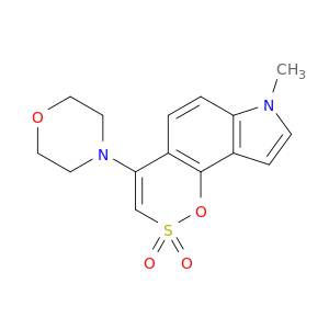 7-Methyl-4-(4-morpholinyl)-7H-(1,2)oxathiino(6,5-e)indole 2,2-dioxide