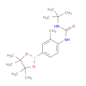 N-叔丁基-N'-[2-甲基-4-(4,4,5,5-四甲基-1,3,2-二氧硼杂环戊烷-2-基)苯基]脲