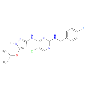 5-Chloro-N2-(4-fluorobenzyl)-N4-(5-isopropoxy-1H-pyrazol-3-yl)pyrimidine-2,4-diamine