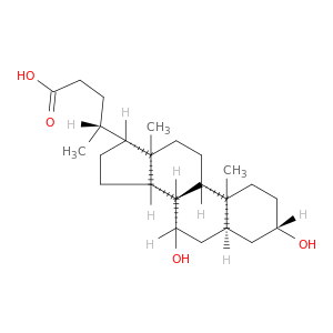 3b,7b-dihydroxy-5b-cholan-24-oic acid
