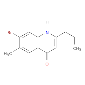 7-Bromo-6-methyl-2-propylquinoline-4-ol