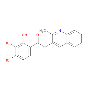 Ethanone, 2-(2-methylquinolinyl)-1-(2,3,4-trihydroxyphenyl)-