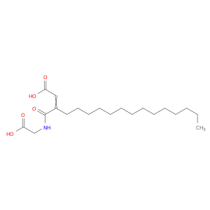 Heptadecenoic acid, 3-[[(carboxymethyl)amino]carbonyl]-