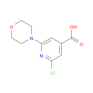 2-Chloro-6-(morpholin-4-yl)pyridine-4-carboxylic Acid