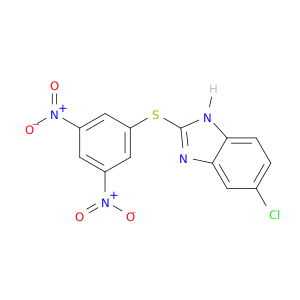 1H-Benzimidazole, 5-chloro-2-[(3,5-dinitrophenyl)thio]-