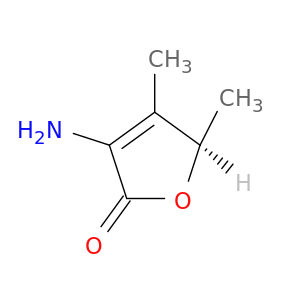 2(5H)-Furanone, 3-amino-4,5-dimethyl-, (R)-
