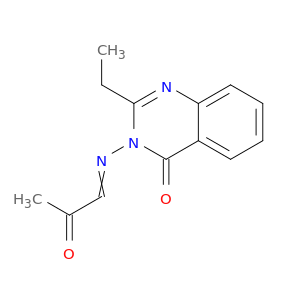 4(3H)-Quinazolinone, 2-ethyl-3-[(2-oxopropylidene)amino]-