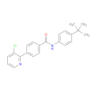 Benzamide, 4-(3-chloro-2-pyridinyl)-N-[4-(1,1-dimethylethyl)phenyl]-