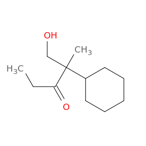 3-Pentanone, 2-cyclohexyl-1-hydroxy-2-methyl-