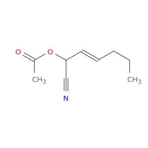 3-Heptenenitrile, 2-(acetyloxy)-, (E)-