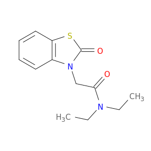 3(2H)-Benzothiazoleacetamide, N,N-diethyl-2-oxo-
