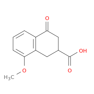 8-methoxy-4-oxo-1,2,3,4-tetrahydro-naphthalene-2-carboxylic acid
