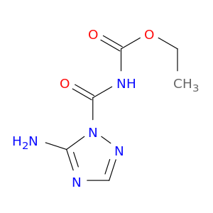 ethyl[(5-amino-1h-1,2,4-triazol-1-yl)carbonyl]carbamate