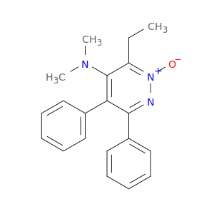 4-Pyridazinamine, 3-ethyl-N,N-dimethyl-5,6-diphenyl-, 2-oxide
