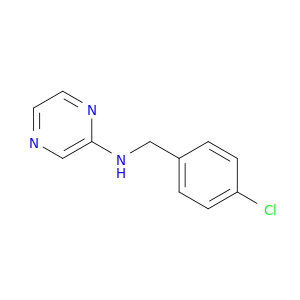 Pyrazinamine, N-[(4-chlorophenyl)methyl]-