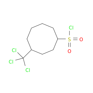 Cyclooctanesulfonyl chloride, 4-(trichloromethyl)-