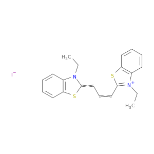 3-乙基-2-(3-(3-乙基苯并[d]噻唑-2(3H)-亚基)丙-1-烯-1-基)苯并[d]噻唑-3-鎓碘化物