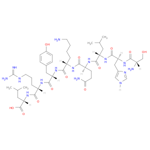 L-Leucine, L-seryl-L-histidyl-L-leucyl-L-glutaminyl-L-lysyl-L-tyrosyl-L-arginyl-