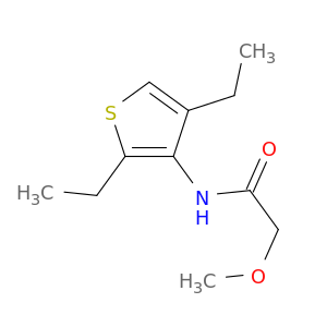 Acetamide, N-(2,4-diethyl-3-thienyl)-2-methoxy-