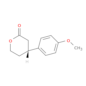 2H-Pyran-2-one, tetrahydro-4-(4-methoxyphenyl)-, (R)-