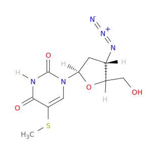 Uridine,3'-azido-2',3'-dideoxy-5-(methylthio)- (9CI)
