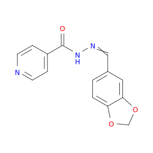 4-Pyridinecarboxylicacid, 2-(1,3-benzodioxol-5-ylmethylene)hydrazide