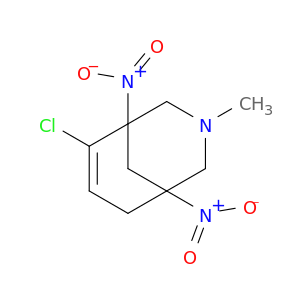3-Azabicyclo[3.3.1]non-6-ene, 6-chloro-3-methyl-1,5-dinitro-