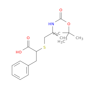 Benzenepropanoic acid, a-[[2-[[(1,1-dimethylethoxy)carbonyl]amino]propyl]thio]-