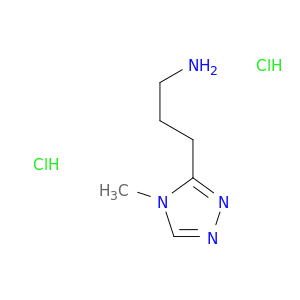 3-(4-甲基-4H-1,2,4-三唑-3-基)丙烷-1-胺二盐酸