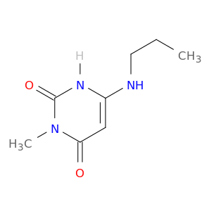 2,4(1H,3H)-Pyrimidinedione, 3-methyl-6-(propylamino)-