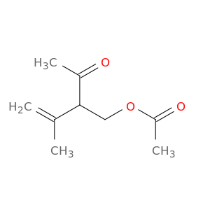 4-Penten-2-one, 3-[(acetyloxy)methyl]-4-methyl-