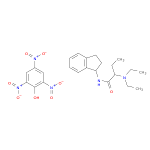 N-(2-DIETHYLAMINOBUTYRYL)-1-INDANAMINE PICRATE