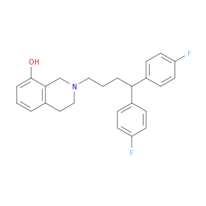 8-Isoquinolinol, 2-[4,4-bis(4-fluorophenyl)butyl]-1,2,3,4-tetrahydro-