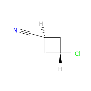 Cyclobutanecarbonitrile, 3-chloro-, trans-